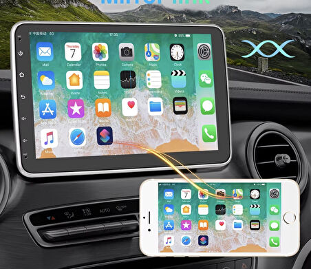 10.1 ’’ TABLET İOS & ANDROID FULL HD CARPLAY NAVİGASYON,Wİ-Fİ,RADİO