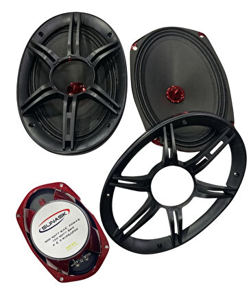  940 Watt 150 Rms Kurşun Göbek 6X9 Oval Midrange Amfi Uyumludur2 Adet