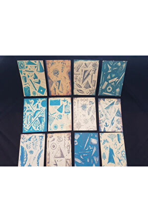 Vintage Stuffs (24 Adet) Bullet Journal Vintage Kağıt Seti Scrapbook