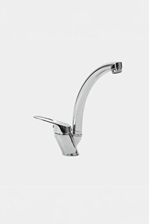 Modern Krom Kuğu Mutfak Lavabo Bataryası | 40'lık | Pirinç | Garantili | Lüx, Modern Ve Şık Armatür