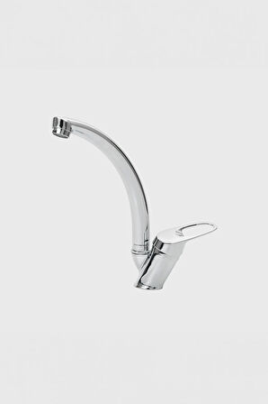 Modern Krom Kuğu Mutfak Lavabo Bataryası | 40'lık | Pirinç | Garantili | Lüx, Modern Ve Şık Armatür