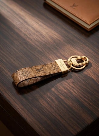 MONOGRAM DESENLİ ANAHTARLIK