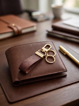 MONOGRAM DESENLİ ANAHTARLIK