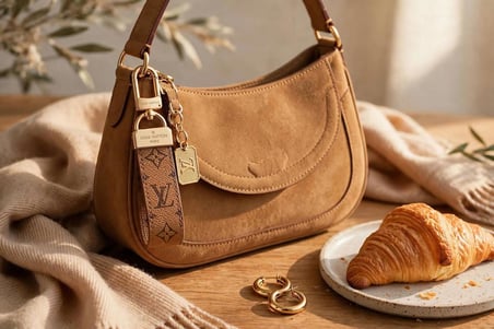 MONOGRAM DESENLİ ANAHTARLIK