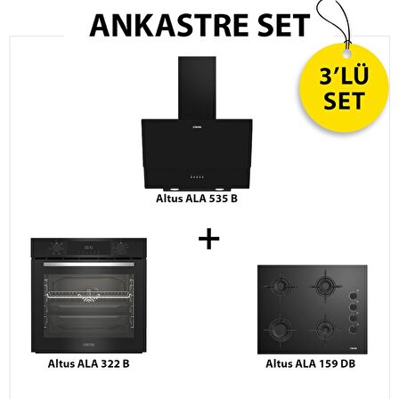 Altus Ankastre Set ALA 322 B, ALA 159 DB, ALA 535 B