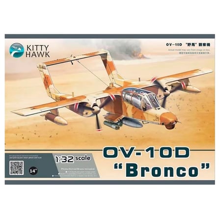 Kitty Hawk 32003, 1/32 OV-10D Bronco Plastik Maketi