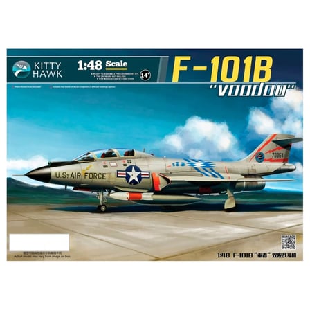 Kitty Hawk 80114, 1/48 F-101B (Voodoo) Plastik Maketi