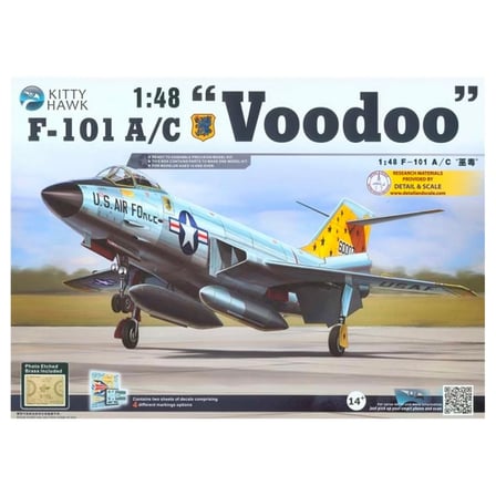 Kitty Hawk 80115, 1/48 F-101A/C (Voodoo) Plastik Maketi