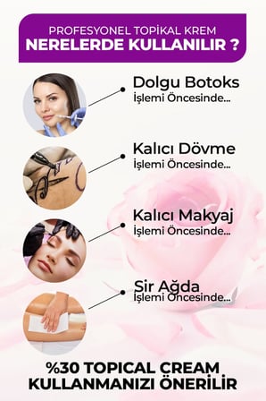 HBPAVM Yatıştırıcı Krem Lazer Epilasyon Sir Ağda Kalıcı Makyaj Öncesi 50 ML