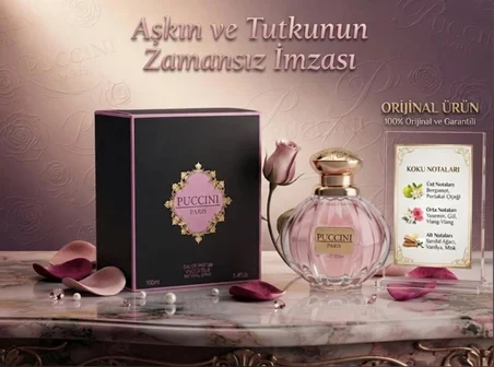 Puccini Paris EDP 100 ml Kadın Parfüm (Orijinal ve Faturalı Ürün)