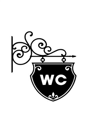 Wc Tabela Sticker (Oto-Motor-Laptop-Duvar-Dekor) 20 x 22 cm