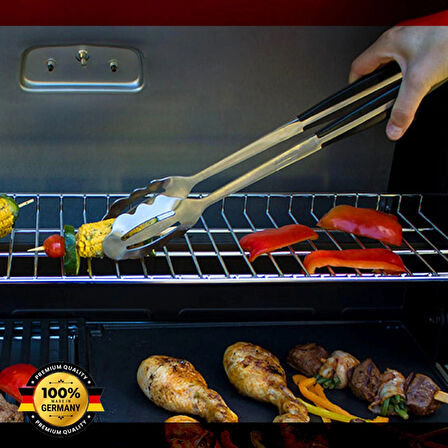 KOHLEN Grillzange Premium Maşa – Ergonomik ve Paslanmaz Çelik BBQ Maşa