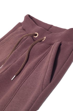 Kalın Jogger Cepli Unisex Çocuk Eşofman Altı Kahverengi