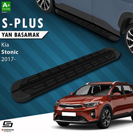 S-Dizayn Kia Stonic S-Plus Siyah Yan Basamak 173 Cm 2017 Üzeri A+ Kalite