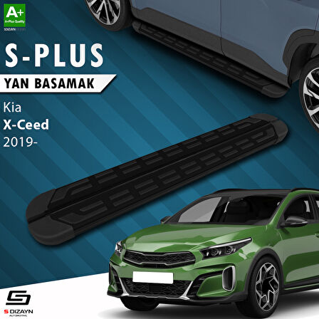 S-Dizayn Kia XCeed S-Plus Siyah Yan Basamak 183 Cm 2019 Üzeri A+ Kalite
