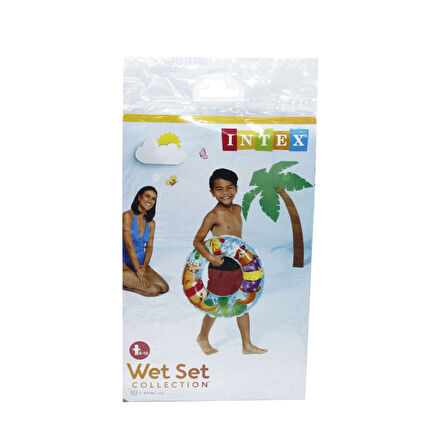 Nessiworld IS59242 Şeffaf Baskılı Simit 61 cm - Vardem Oyuncak