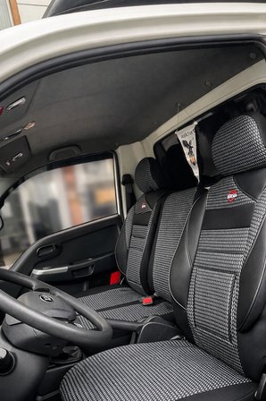 Kia Bongo Koltuk Kılıfı Jakar Kumaşlı 2+1 Siyah