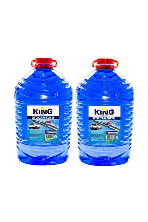 KING MAX Cam Suyu 5 LT Antifriz İçerikli -20 Derece 2'Li Avantaj Paket