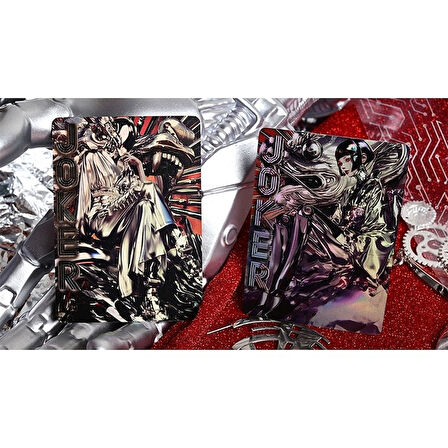 King Star Robo-Geisha Evokad Premium Oyun Kağıdı iskambil Kartları Destesi