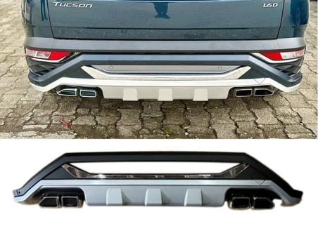 Hyundai Tucson 2021-2024 Arası Uyumlu Arka Koruma Difüzör