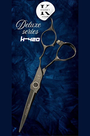 Kioski Profesyonel Deluxe Serisi 420-C Düz Makas 6 Numara K-420