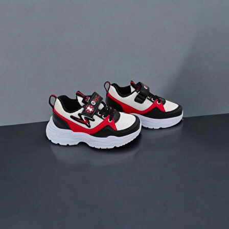  ERKEK ÇOCUK KIRMIZI GÜNLÜK RAHAT SNEAKER
