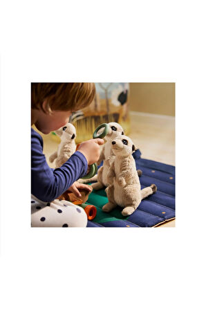 SANDLÖPARE yumuşak oyuncak, bej, 20 cm, mirket