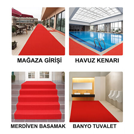 Beylin Kıvırcık PVC Paspas İç Dış Zemin Halı Yolluk Kapı Önü Havuz Banyo Duş İş Yeri Apartman Paspası Kıvırcık Hijyenik Antibakteriyel Paspas Halı 12mm