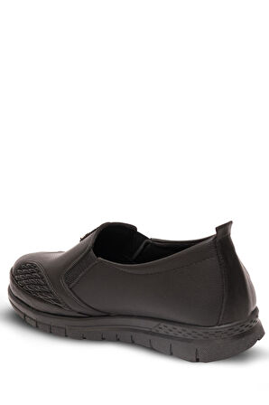 Kaptan Junior Kadın Siyah Klasik Ayakkabı Ortopedik Anne Ayakkabısı Anne Babet Ayakkabı Anne Kadın Günlük Ayakkabı ZSLNK 655