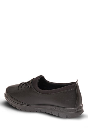 Kaptan Junior Kadın Siyah Klasik Ayakkabı Ortopedik Anne Ayakkabısı Anne Babet Ayakkabı Anne Kadın Günlük Ayakkabı ZSLNK 650