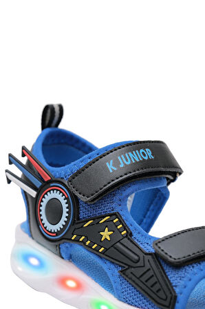 Kaptan Junior Erkek Bebek Çocuk Işıklı Ayakkabı Sandalet BVTE 600
