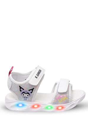 Kaptan junior Kız Bebek Çocuk Işıklı Ayakkabı Sandalet  BVTK 600