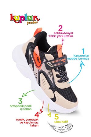 KAPTAN JUNİOR ERKEK ÇOCUK  SPOR SNEAKER YÜRÜYÜŞ AYAKKABI PALSE 505