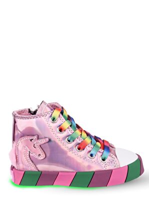 Kaptan Junior Ortopedik Unicorn Işıklı Kız Sneakers BALFK 500