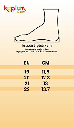 Kaptan Junior İlkadım Hakiki Deri Erkek Bebek Ortopedik Ayakkabı İMSE 500