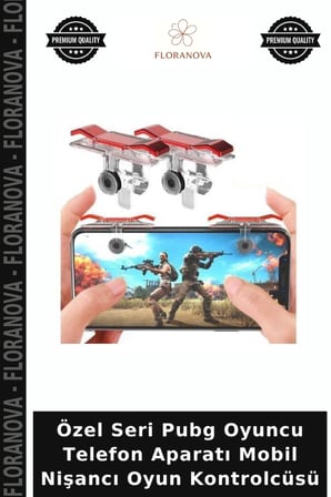 Özel Seri Pubg Oyuncu Telefon Aparatı Mobil Nişancı Oyun Kontrolcüsü