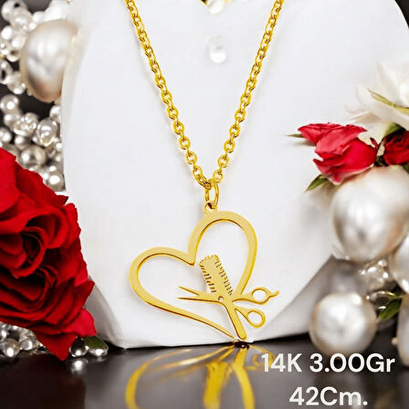 14AYAR 3.00GRAM ALTIN KUAFÖR KOLYE
