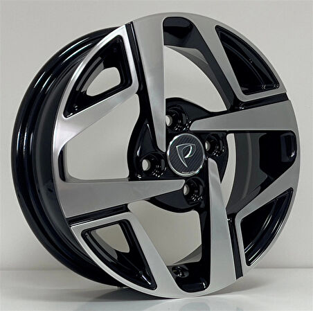 5 X 14 BKY-1245 4X100 ET41 54.1 BLACK MACHINED XL