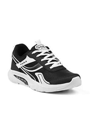 Unisex Siyah Beyaz Özel Tasarım Modern Konforlu Rahat Sneaker Günlük Yürüyüş Ayakkabısı
