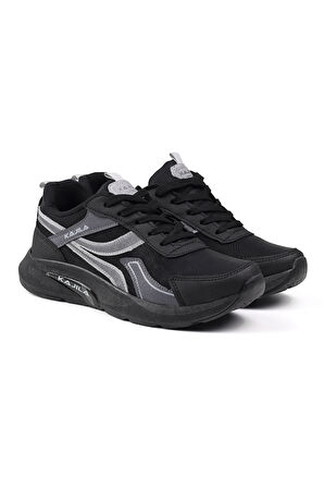 Unisex Siyah Özel Tasarım Modern Konforlu Rahat Sneaker Günlük Yürüyüş Ayakkabısı