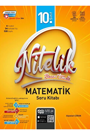 Nitelik Yayınları 10. Sınıf Matematik Beceri Temelli Soru Kitabı/2025