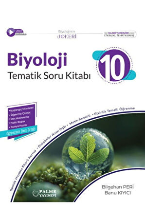 Palme Yayınları 10. Sınıf Biyoloji Tematik Soru Kitabı