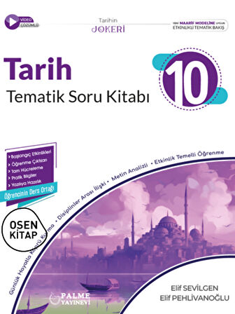 Palme Yayınları 10. Sınıf Tarih Tematik Soru Kitabı