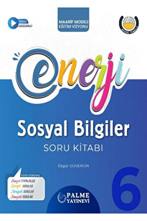 Palme Yayınları 6. Sınıf Sosyal Bilgiler Enerji Soru Kitabı
