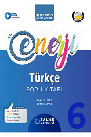 Palme Yayınları 6. Sınıf Türkçe Enerji Soru Kitabı