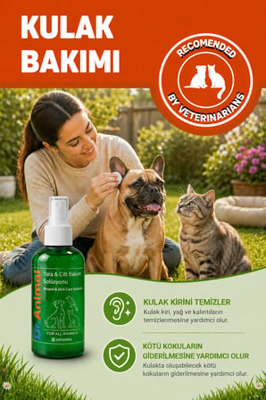 250 ml Kedi Köpek Göz Kulak Temizleyici Ve Deri/yara Bakım Ürünü