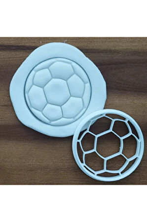 Just3dprintings Futbol Topu Şekilli Kurabiye Kalıbı