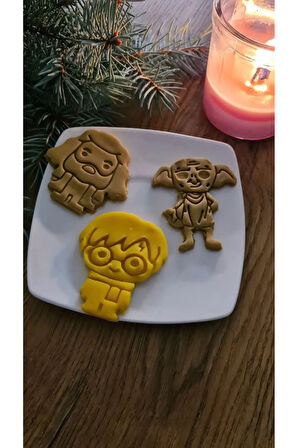 Just3dprintings Harry Potter Kurabiye Kalıbı Seti