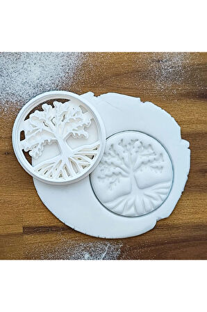 Just3dprintings Hayat Ağacı Şekilli Kurabiye Kalıbı