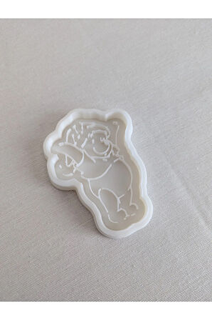 Just3dprintings Noel Şapkalı Winnie The Pooh Kurabiye Kalıbı